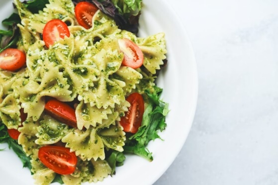 A plate of delicious food